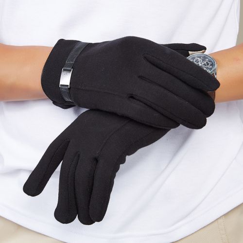 Gants pour homme en velours - Ref 2781421
