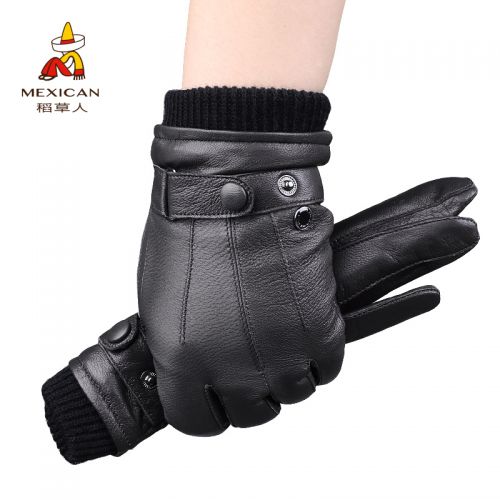 Gants pour homme MEXICAN en peau de mouton - Ref 2781450