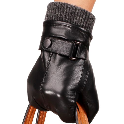 Gants pour homme en peau de mouton - Ref 2781562