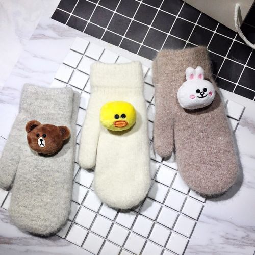 Gants pour homme en lapin - Ref 2781635