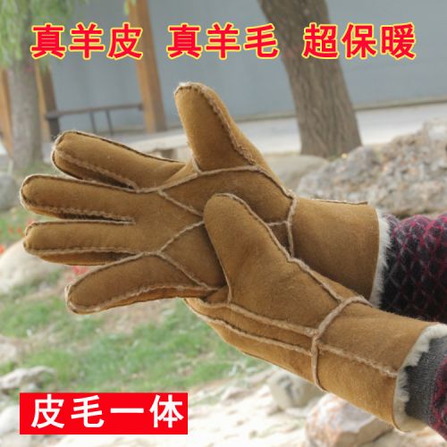 Gants pour homme en peau de mouton - Ref 2781658