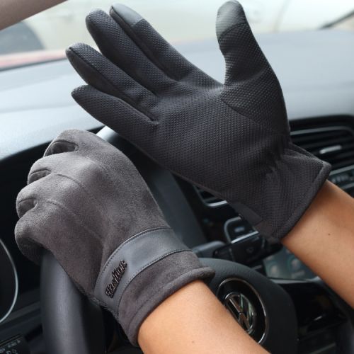 Gants pour homme en velours - Ref 2781668