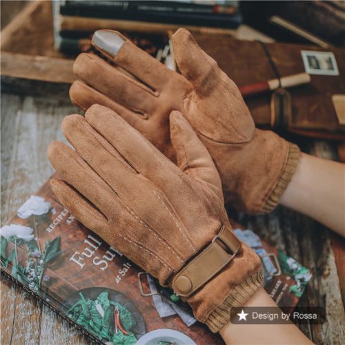 Gants pour homme en velours - Ref 2781700