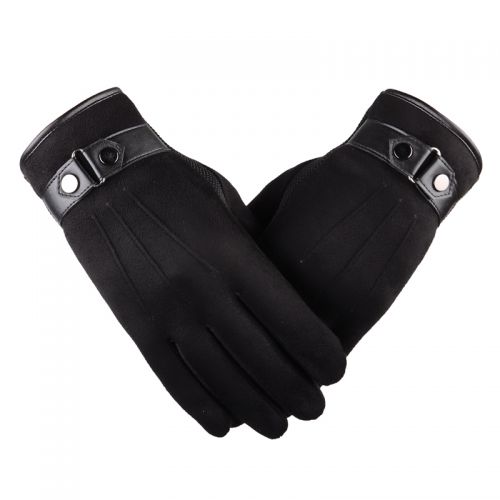 Gants pour homme en velours - Ref 2781703