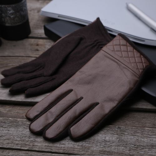 Gants pour homme en Laine Cachemire - Ref 2782350