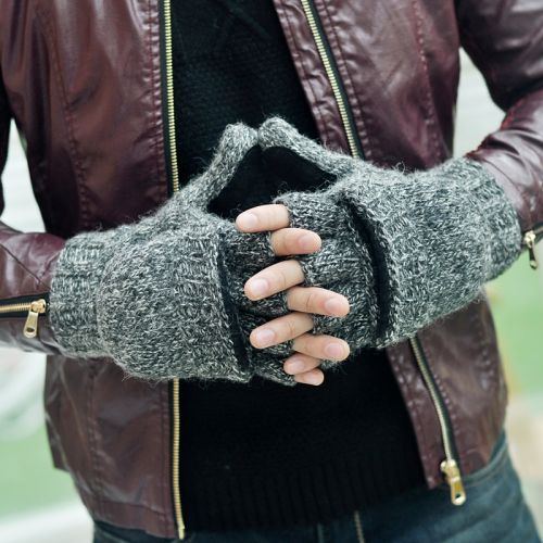 Gants pour homme en de laine - Ref 2782372