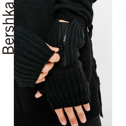 Gants pour homme BERSHKA en de laine - Ref 2782376