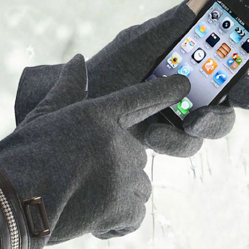 Gants pour homme en velours - Ref 2782389