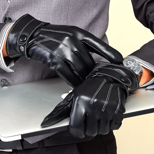 Gants pour homme en peau de mouton - Ref 2782423