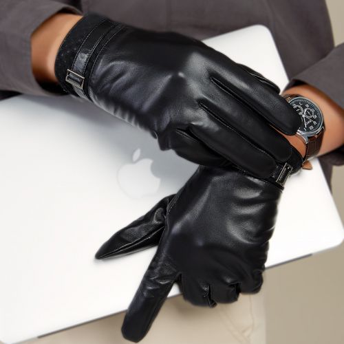 Gants pour homme en peau de mouton - Ref 2782430