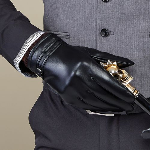 Gants pour homme en peau de mouton - Ref 2782432