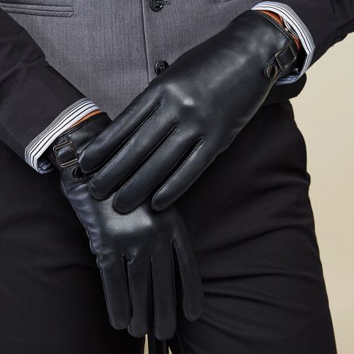 Gants pour homme en peau de mouton - Ref 2782463