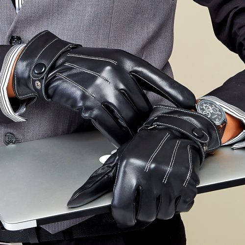 Gants pour homme en peau de mouton - Ref 2782469