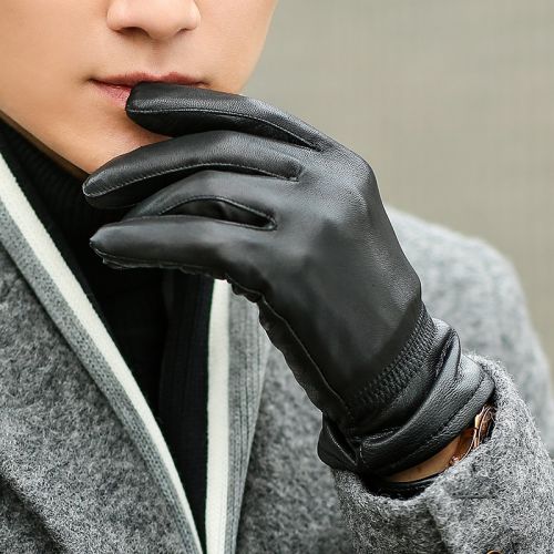 Gants pour homme en peau de mouton - Ref 2782478