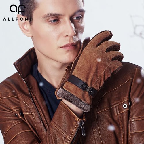 Gants pour homme ALLFOND en peau de porc - Ref 2782530