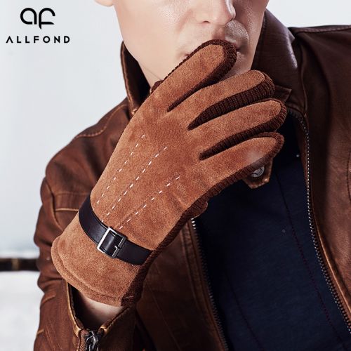 Gants pour homme ALLFOND en peau de porc - Ref 2782534