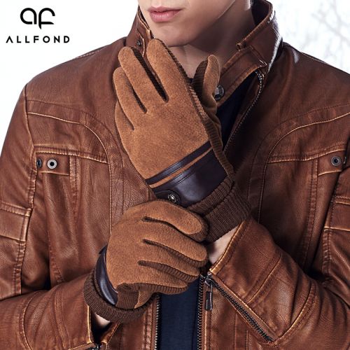 Gants pour homme ALLFOND en peau de porc - Ref 2782535