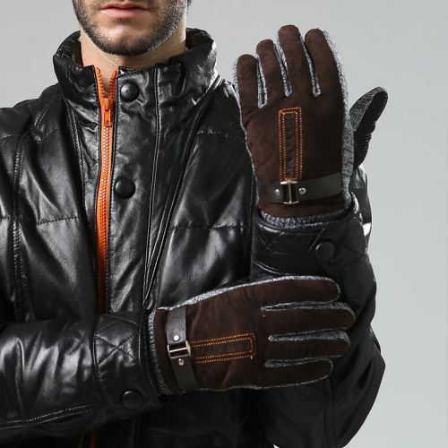 Gants pour homme en peau de porc - Ref 2782566