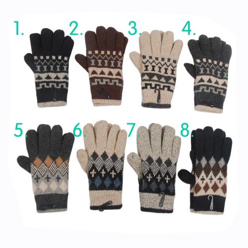 Gants pour homme en Laine Cachemire - Ref 2782567