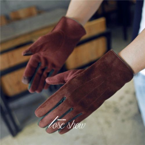 Gants pour homme en velours - Ref 2782581