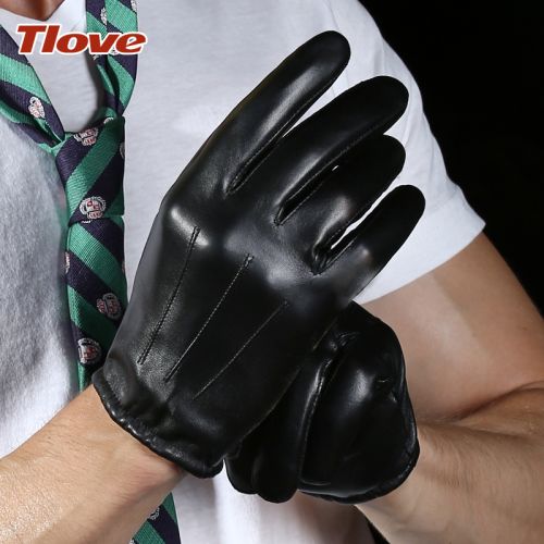 Gants pour homme TLOVE en peau de mouton - Ref 2782633