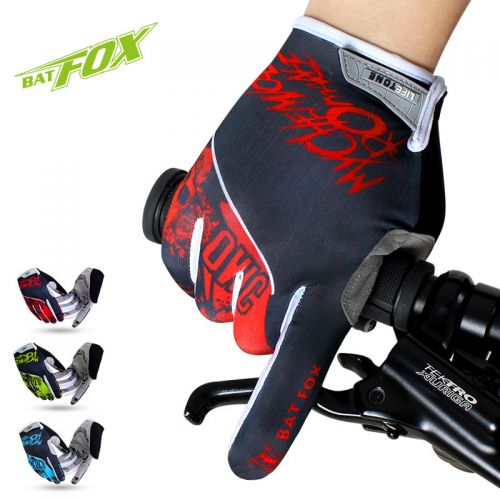 Gants pour vélo mixte BATFOX - Ref 2239543