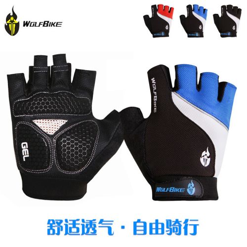 Gants pour vélo mixte WOLFBIKE - Ref 2240002