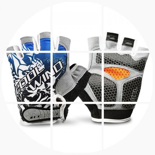 Gants pour vélo mixte - Ref 2242481