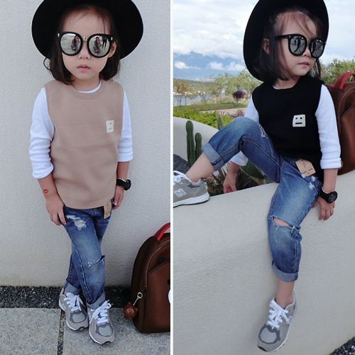 Gilet enfant en mélange - Ref 2068507