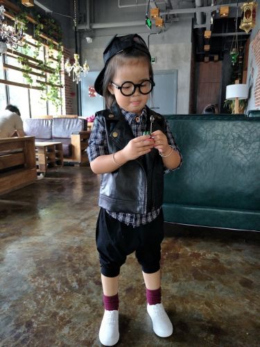 Gilet enfant DIUDIUAI en cuir - Ref 2068796