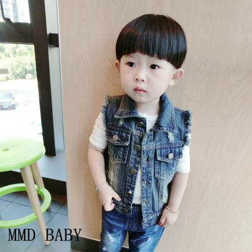 Gilet enfant MM.D en toile - Ref 2068849
