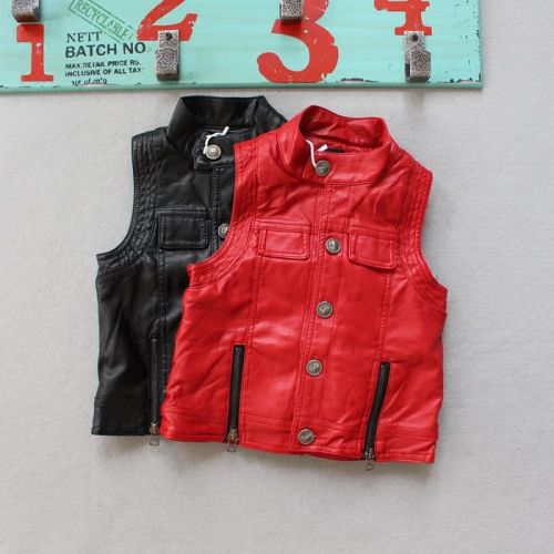 Gilet enfant en cuir - Ref 2068964