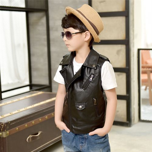 Gilet enfant en cuir - Ref 2069236