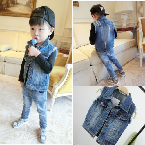 Gilet enfant en toile - Ref 2069612