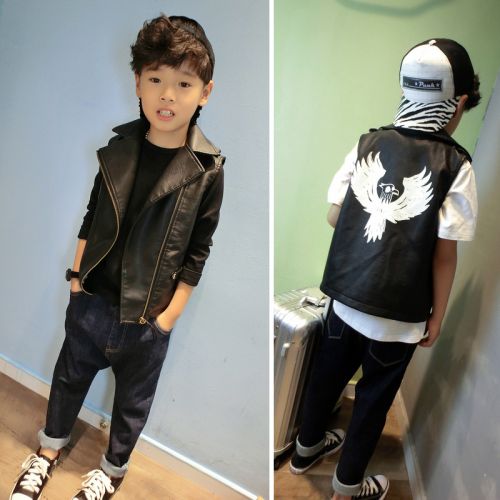 Gilet enfant en cuir - Ref 2070198