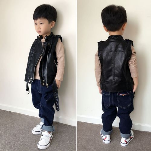 Gilet enfant en cuir - Ref 2070371