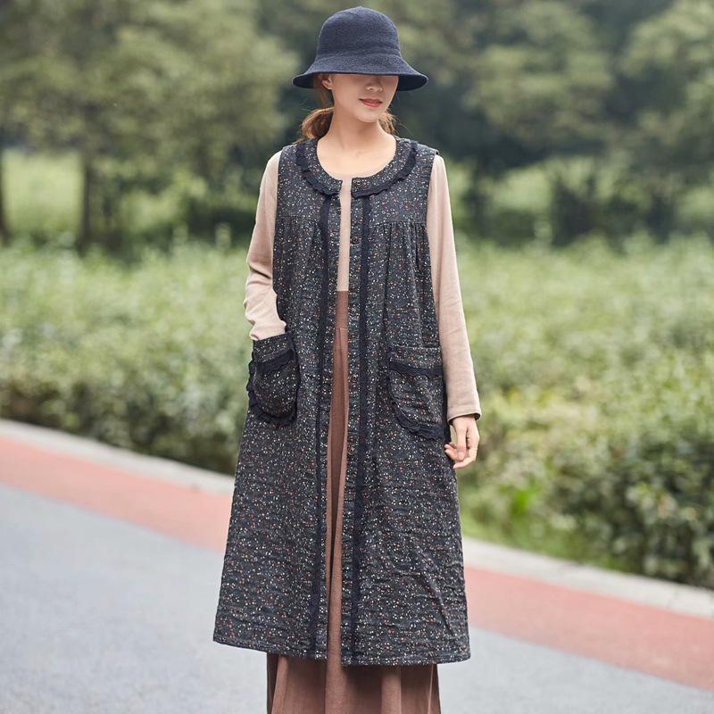 Gilet femme en Coton et lin - Ref 3316259