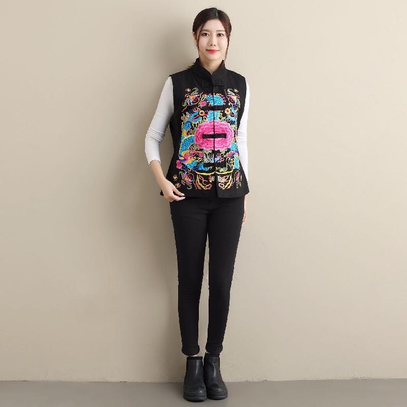 Gilet femme MA FAN TISSU en Coton - Ref 3316321