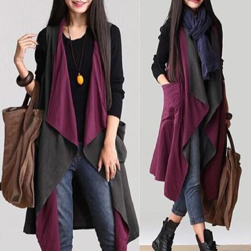 Gilet femme en Coton et lin - Ref 3316531