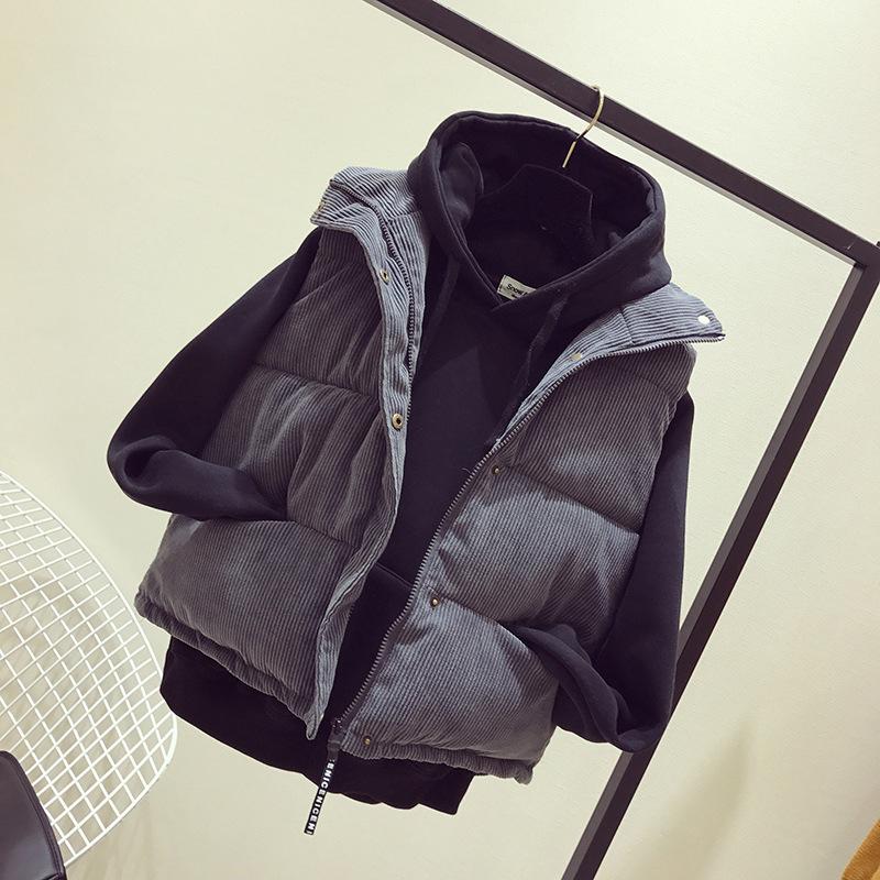Gilet femme POUDRE DE MARéE en Velours côtelé - Ref 3316675