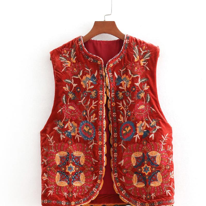 Gilet femme en Velours - Ref 3317297