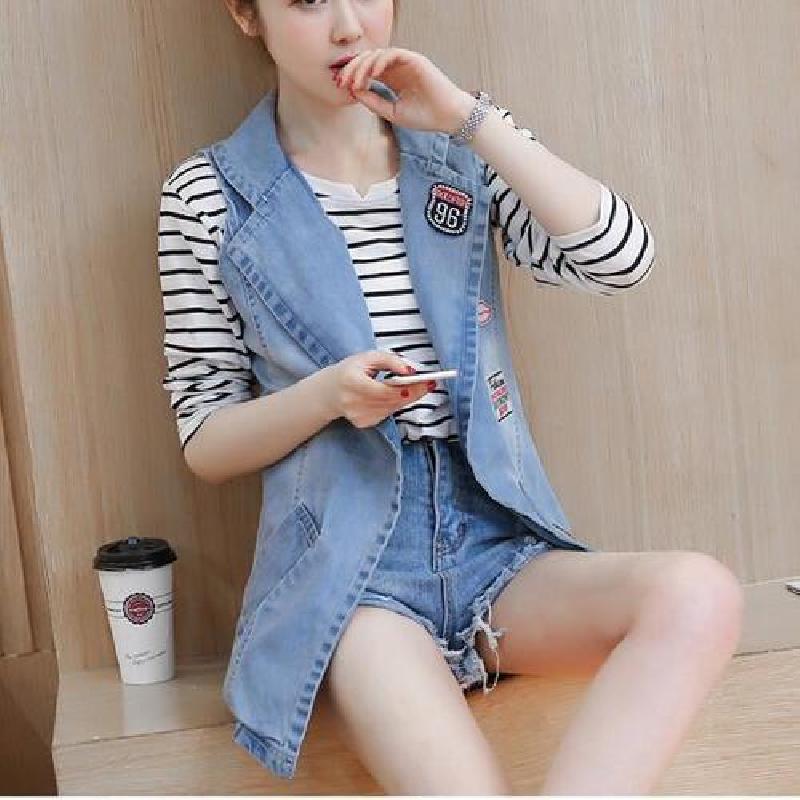 Gilet femme HYUN MAI COWBOY en Cow-boy - Ref 3317349