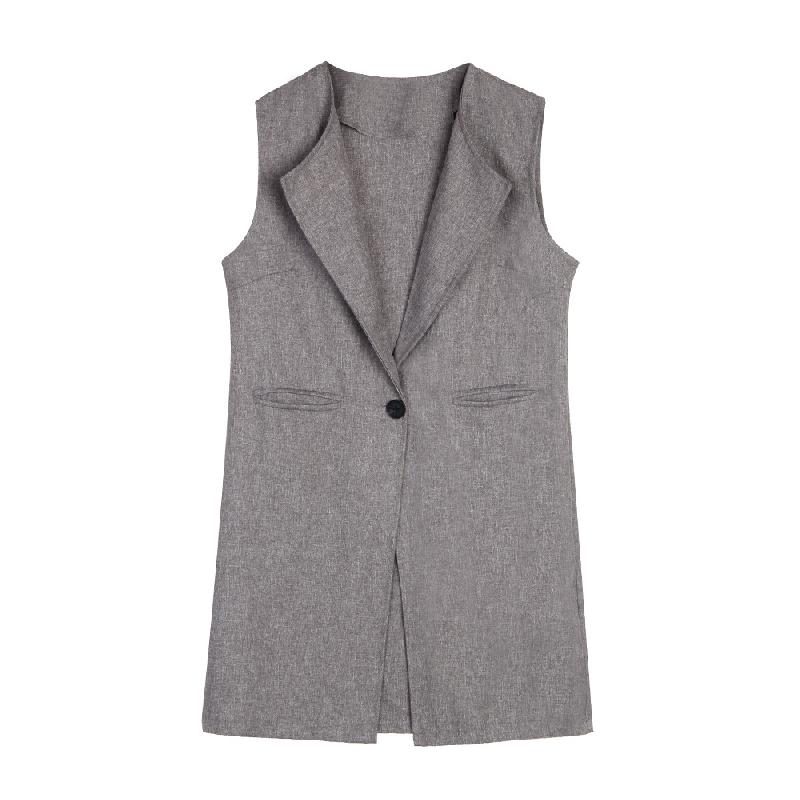 Gilet femme TANG JING RUI en Melange de coton - Ref 3317416