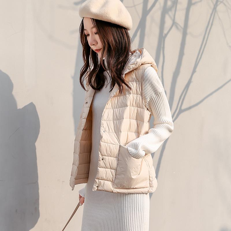 Gilet femme en Duvet de canard blanc - Ref 3317424