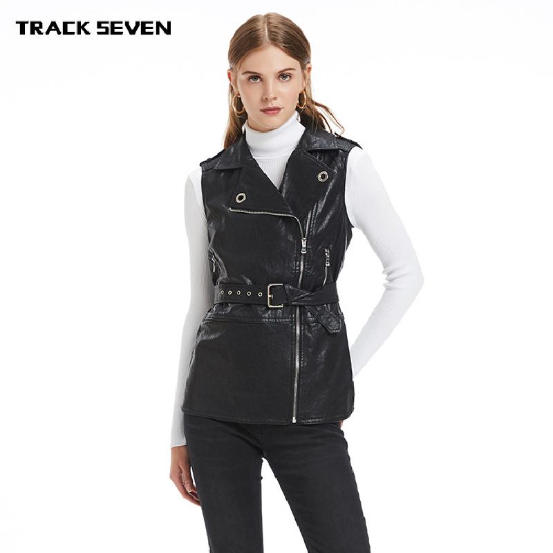 Gilet femme TRACK SEVEN en En cuir - Ref 3317536