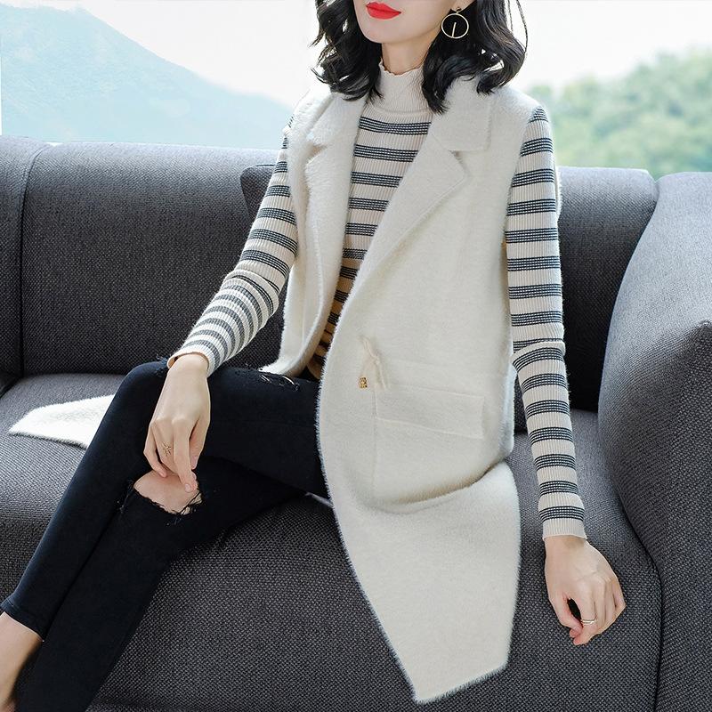 Gilet femme HIRONDELLE CHRYSALIDE en Tricot - Ref 3317604
