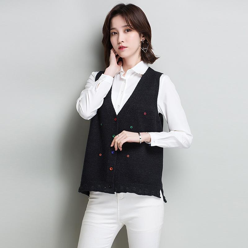 Gilet femme XIN YUROU en Tricot - Ref 3317979