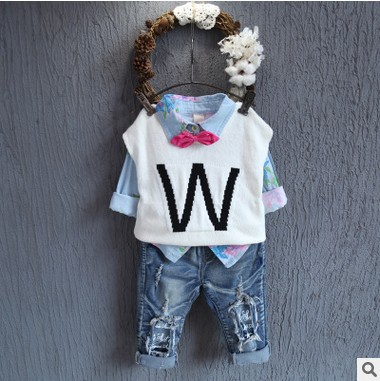 Gilet fille EHHE en coton - Ref 2070630