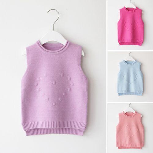 Gilet fille en mélange - Ref 2070682