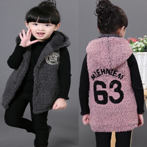 Gilet fille en laine - Ref 2070732